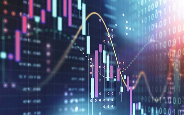 Currency and Exchange Stock Chart for Finance and Economy Display